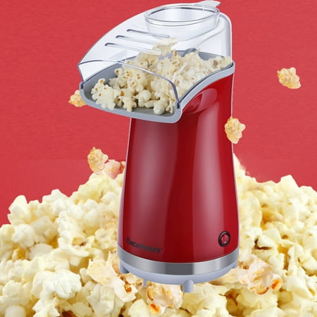 Mini Electric 16-Cup Air-Pop Small Popcorn Maker for Home, Oil