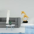 thumbnail image 2 of Lámpara de pie con figura de delfín para sala de estar, pantalla moderna y realista, coleccionable, cubierta de luz, pantalla para lámpara, decoración, 2 of 8