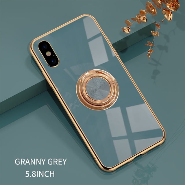 EGNMCR For IphoneX Case Plating Accurate Phone Hole Protection Case Mobile phone ca se