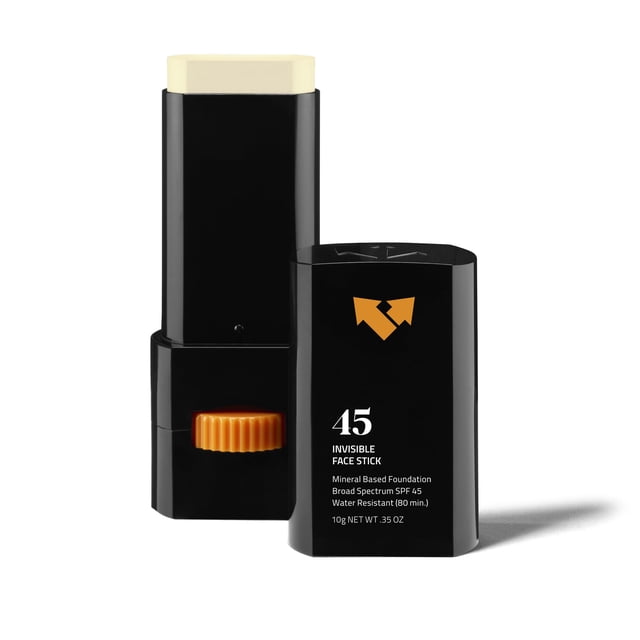 Barra facial invisible Vertra con protección solar SPF 45, transparente