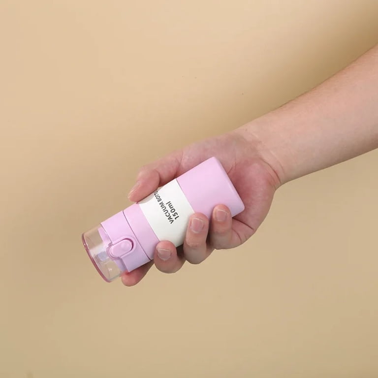 150/250ml Travel With Straw Mini Stainless Steel Water Bottle