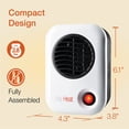 thumbnail image 3 of Space Heater Lasko MyHeat Personal Mini de 200 W y 6 pulgadas, color blanco, 3 of 9