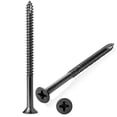 thumbnail image 5 of Cauldham Black Wood Screws #9 x 3 Inch for Door Hinges - 25 pack, 5 of 7