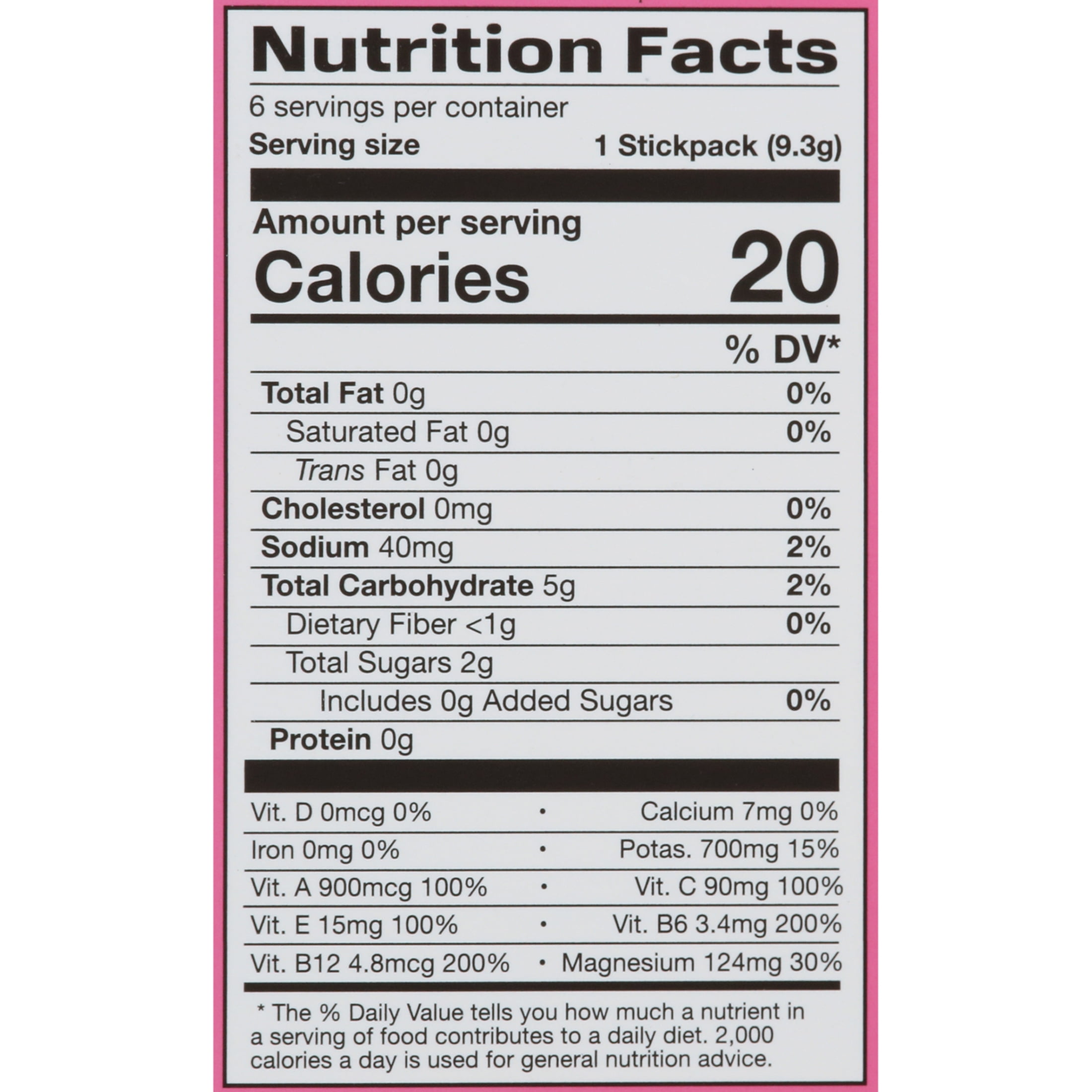 Prime Hydration Sticks, Strawberry Watermelon, 6 Count, Electrolytes, Zero Sugar