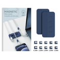 thumbnail image 3 of 1~7PCS Magnet Cable Winder Adhesive Silicone USB Cable Fixer Organizer Solid Color Cable Holder Line Charger Clip for Desk Blue Single 3pcs, 3 of 6