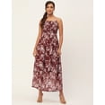thumbnail image 2 of Moomaya Printed Smocked Dress, Sleeveless Adjustable Strap Maxi Dress, 2 of 10