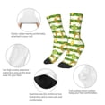 thumbnail image 3 of Rocae Watercolor St Patrick Day for Girls Boys Crew Socks,Children's Socks, Kids Socks, Toddler Socks: Daily Wear with Kids School Uniform, 3 of 5