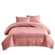 thumbnail image 2 of Juego de funda de cama acolchada lavada de doble cara, 3 piezas, funda de almohada de color liso, ropa de cama de poliéster de 20 x 26 pulgadas, 2 of 6