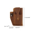 thumbnail image 2 of Cinturón Retro Cintura Bolso De Hombre Cinturón Al Aire Libre Bolso Colgante Bolso De Cintura Cinturón De Cuero Bolso De Teléfono sonducket AP007261-02, 2 of 6