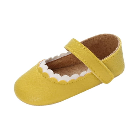 

zuwimk Baby Girl Shoes Baby Boy Girl Non-Skid Indoor Walking Shoes Breathable Warm Elastic Sock Shoes Yellow