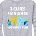 thumbnail image 3 of Blue's Clues & You! - 3 Clues 8 Nights Holiday - Toddler And Youth Crewneck Fleece Sweatshirt, 3 of 5
