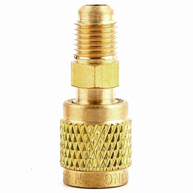 1/4" to 5/16" AC Refrigerant Adapter Hose Fitting for R22 R134a R32 R410a Connection