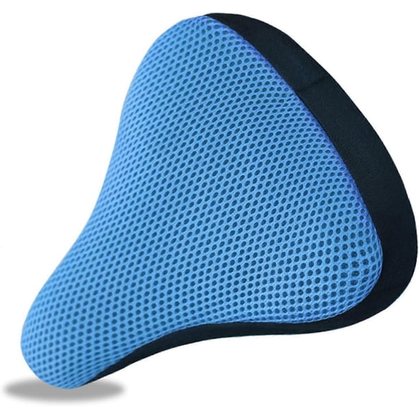Bike Saddle Cover Breathable Mesh, Non-Slip Padded Saddle Cover for MTB Seat and Road Bike Saddle,Royal Blue