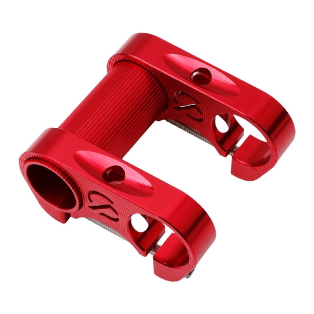 Greeniant Extensión del manillar Mango de doble vástago ajustable Reemplazo hueco Suministro deportivo Ciclismo SP8 Piezas de conversión Ciclismo Rojo