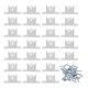 thumbnail image 1 of Raindrops 30Jgo Clips Frontales Falsos Para Cajones Con Tornillos Para Hardware De Muebles Y Armarios, 1 of 8