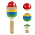 thumbnail image 4 of EeaseMX Juguete de madera con forma de taza y pelota Kendama, juguete creativo para ejercitar la coordinación ojo-mano, juego de habilidad para atrapar, regalo artesanal para niños y niñas (rojo), 4 of 7