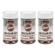 (3 Pack) Wilton Chocolate Jimmies, 2.5 oz.