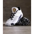 thumbnail image 2 of Ni - ke NEW Air Jordan 38 Xxxviii Low Basketball Shoes White Gold FD2326 107 Sz 8.5 Ni - ke, 2 of 5