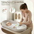 thumbnail image 4 of Baby Changing Pad, Caveen Lightweight and Portable Changing Station for Diaper Change and Dresser, with Safety Restraint Belt, Waterproof, 4 of 8