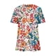 thumbnail image 5 of Puntoco Liquidación de blusas cortas para mujer Blusa informal de manga corta con cuello redondo a la moda para primavera/verano para mujer, 5 of 5