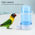 thumbnail image 4 of Gieenan 2PCS Bird Water Dispenser for Cage Automatic Water Food Feeder for Parrot Finch, 4 of 15