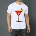 thumbnail image 2 of Mens Oversize T Shirts PartyCasual Short Sleeve Basic Tees Crew Neck T-Shirt Funny Graphic Tees Black or White XS-5XL, 2 of 5