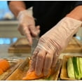 thumbnail image 4 of Tronex TX-III Advanced Hybrid Poly Disposable Gloves, Sushi Gloves, Embossed Texture, Food Safe, Clear, Small (Bag of 100), 4 of 6