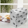 thumbnail image 3 of Charcoal Grey Stand Mixer Cover, Monochrome Illustration of Repetitive Tree Silhouettes on a Plain Background, Kitchen Appliance Organizer Bag Cover with Pockets, 5 Quarts, White, by Ambesonne, 3 of 4