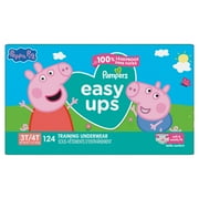 Pampers Easy Ups Peppa Potty Training Pants Girls Size 3T-4T, 124 Count (Select for More Options)