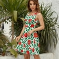 thumbnail image 4 of Tomato Pattern Sundress Sleeveless Dress Summer Women Clothes Dress for Women Dresses, 4 of 7