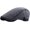 Grey Blue, variant on Newsboy Cap Spring Summer Men Women Hat Fashion Western Style Duckbill Ivy Flat Cap Adjustable Cotton Beret Cap