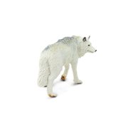 Safari Ltd. White Wolf Figurine - Lifelike 3.6 Model Figure - Educational Toy for Boys, Girls, and Kids Ages 3+