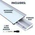 thumbnail image 4 of Quartet Desktop Glass Dry-Erase Pad, 18" X 6", 4 of 8