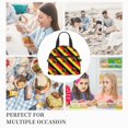 thumbnail image 7 of Deutschland Flag Insulated Adults Lunch Bag with Removable Shoulder Strap&Front Pocket Lunch Tote Box Reusable Cooler Bag, 7 of 7