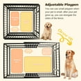 thumbnail image 2 of Dog Playpen Heavy Duty Dog Crate Kennel Dog Fence Pet Enclosure with Lockable Door, 6 Panel for Puppy Indoor Outdoor, 2 of 12