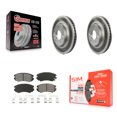thumbnail image 1 of Transit Auto Front Coated Disc Brake Rotors and Semi-Metallic Pads Kit for Car 2010-2011 Kia Soul 2.0L KGS-100429, 1 of 11