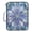 Purple Blue Floral, variant on Haosy Accordion File Organizer Zipper Binder 500 Sheet 6-Tab Expanding File Folder Multi-Pocket 1.2 Inch 3 Ring Abstract Floral Stained Glass