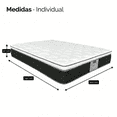 thumbnail image 2 of Colchón Individual Restonic Ortopédico Memory Foam  Elite Cooling, 2 of 9
