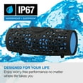 thumbnail image 2 of iLive Waterproof Portable Bluetooth Wireless Speaker, ISBW337BU, Blue, 2 of 7