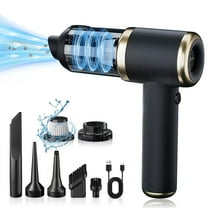 4000mAh USB Rechargeable Handheld Vacuum – 5000Pa Strong Suction Cordless Car & Home Cleaner with Multi-Tools for Pet Hair, Car Detailing, Quick Cleanups
