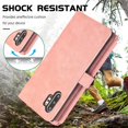 thumbnail image 4 of Design for Samsung Galaxy Note 10 Plus Crossbody Wallet Case with PU Leather Card Holder Slots Kickstand Magnetic Closure Flip Folio Zipper Handbag Cases Shockproof Protective Cover Women Rose gold, 4 of 14