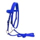 thumbnail image 4 of Brida para caballo duradera, arnés con riendas, cabezada, filete extraíble, cabestro Azul S, 4 of 8