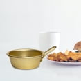 thumbnail image 3 of GROWTH TANK Korean Traditional Bowl Round Rice Bow for Makgeolli Gold Color Lightweight 450ML, 3 of 9