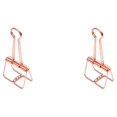 thumbnail image 1 of Becaristey Multi-size Colorful Hollow Out Binder Notes Clips Letter Paper Clip Office orange S 2Set, 1 of 6