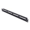 thumbnail image 1 of RJ45 Panneau de Patch, 24 Ports Panneau de Patch Polyvalent Robuste pour Supports de 19 Pouces, 1 of 7