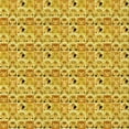 thumbnail image 1 of Ahgly Company Machine Washable Indoor Square Transitional Bright Gold Yellow Area Rugs, 4' Square, 1 of 7
