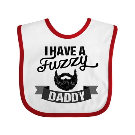 

Inktastic I Have a Fuzzy Daddy Beard Gift Baby Boy or Baby Girl Bib