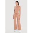 thumbnail image 3 of Women's Zip Front Corset Detail Mock Neck Track Jacket, 3 of 4