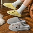 thumbnail image 3 of Warm And Non-slip Cotton Slippers Women's Autumn And Winter Home Use Thick Bottom Indoor Simple, 3 of 4