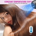 thumbnail image 4 of Secador de pelo iónico, secador profesional de 1800 W (con potente motor de CA), tecnología de iones negativos, 3 ajustes de calefacción/2 velocidades/frío, contiene 2 boquillas y 1 difusor, para rega, 4 of 5